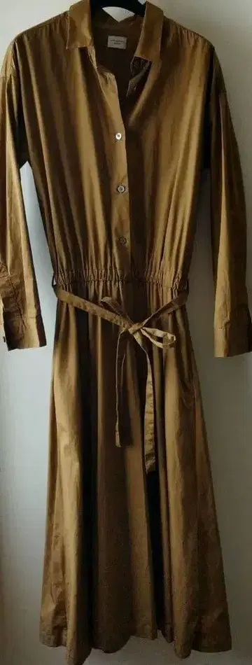 URBAN RESEARCH DOORS 브라운 셔츠 원피스