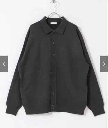 200일 니트 셔츠 가디건 M 차콜 그레이 어반 리서치 도어스