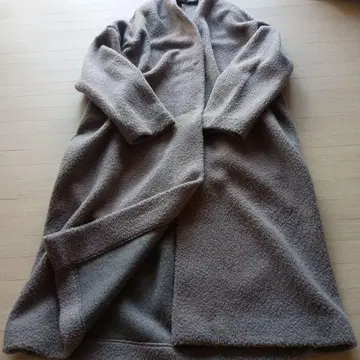 브라운 롱 코트