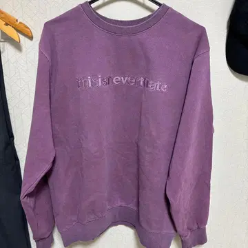 thisisneverthat 퍼플 맨투맨