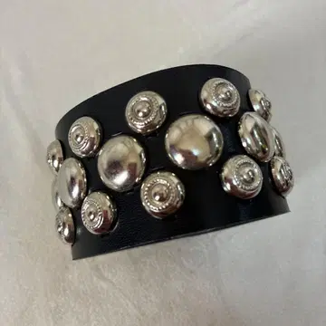 새상품 네온 가죽 의류 스터드 리스트 밴드 천연 가죽 리얼 가죽