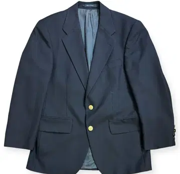 랄프 로렌 2 버튼 네이비 블레이저 골드 버튼 테일러드 자켓 네이비