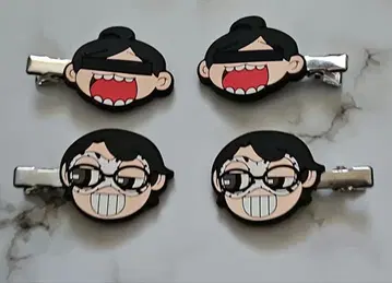 익명 라디오 ARuFa 다 빈치 쿄잔 헤어 클립 2개 세트