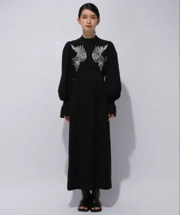 HARE 플라워 스트레이트 원피스