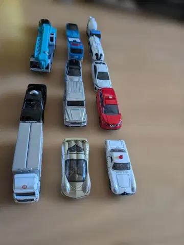 토미카 여러가지 세트 10대 소방차 스포츠카