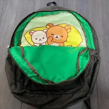 펠리시모 리락쿠마 PC 백팩 레몬 브라운