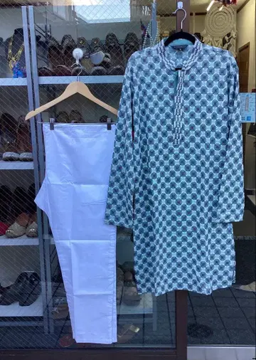 SAN MARCOS XL 화이트 셔츠와 팬츠 세트