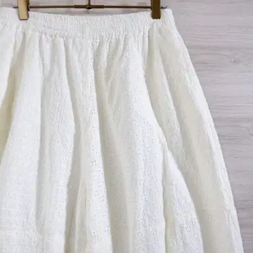 [ 사만사 모스모스 ] 오버 레이스 안감 부착 패치워크 팬츠 와이드 팬츠