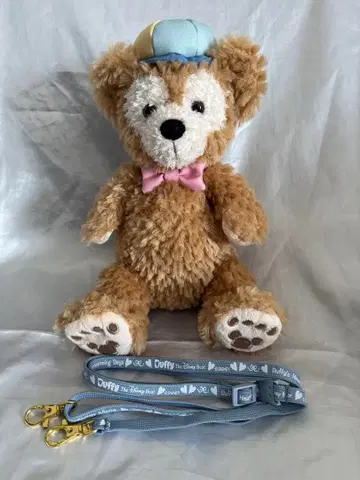 새상품급 더피 봉제 인형 미니백 숄더 포함 마스코트 Duffy