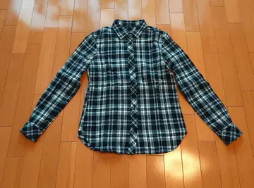 새상품급 MACPHEE 체크 무늬 긴팔 셔츠