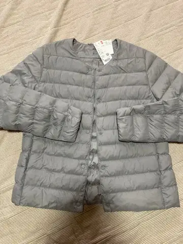 UNIQLO 퍼프테크 그레이 다운 자켓 L