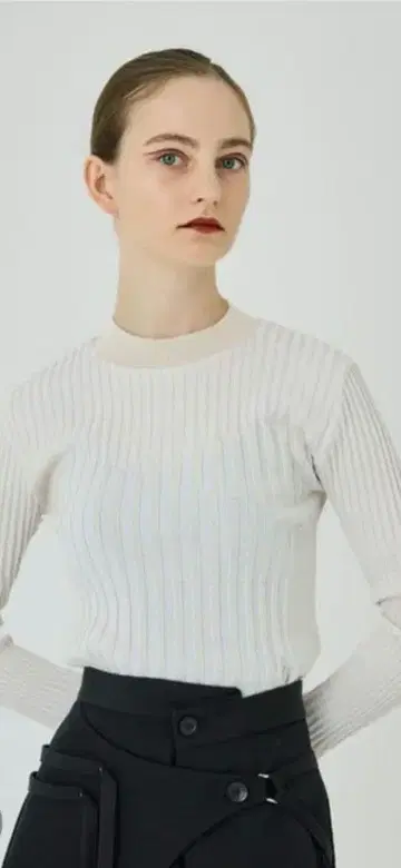 UNITED TOKYO 여성용 폴리에스테르 긴팔 니트