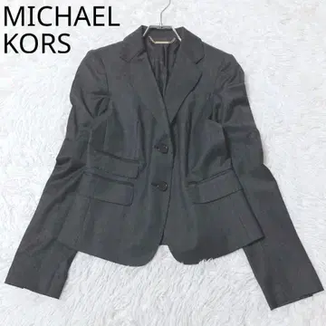 마이클코어스 테일러드 자켓 싱글 브레스 고급 그레이