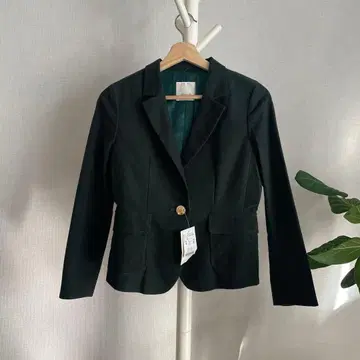 Spik and Span 다크 그린 싱글 버튼 자켓