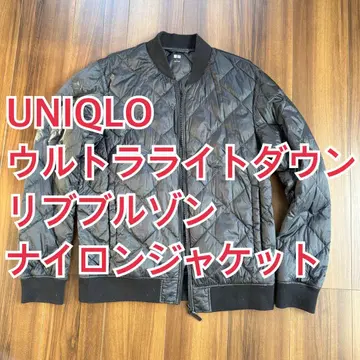 UNIQLO 울트라 라이트 다운 리브 블루종 나일론 자켓 아우터