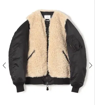 새상품 별주 HYKE 하이크 FAUX SHEARLING TYPE MA1