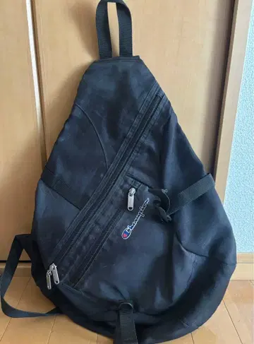 00s Y2K 챔피온 챔피온 자수 로고 원 숄더