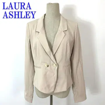 로라 애슐리 테일러드 자켓 베이지 폴리에스테르 C4785