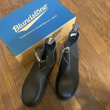 Blundstone 블랙 사이드 고어 부츠