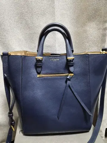 J&M Davidson 가죽 토트백 올리비아 네이비 navy