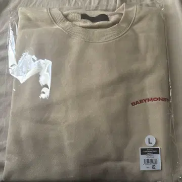 BABYMONSTER 팬콘 맨투맨 L 사이즈 베비몬