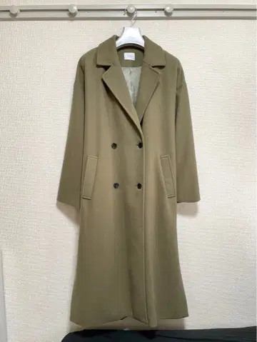 [ 새상품급 ] LOWRYS FARM(로리즈팜) 울 라이크 롱 코트