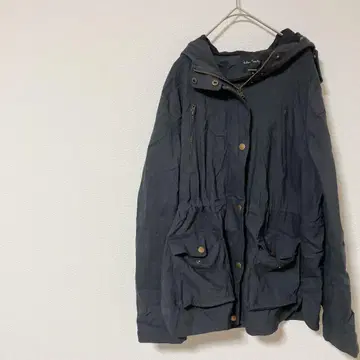 Eden Society [ M ] 후드 부착 네이비 마운틴 후드티