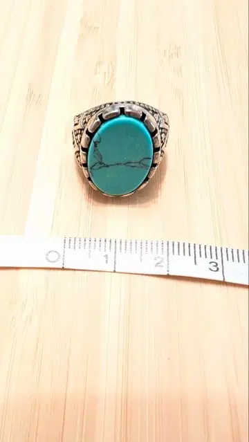 터콰이즈 오벌 반지