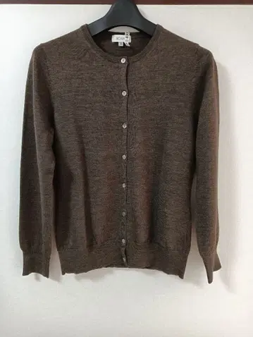 SCAPA 브라운 가디건 38