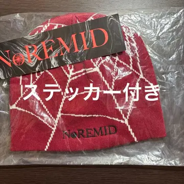 NoREMID 니트 모자 비니 덤 스티커 포함