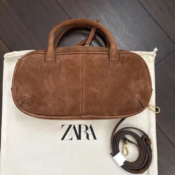 ZARA 스웨이드 백