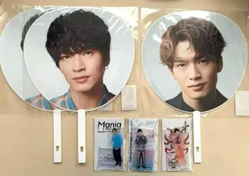 SnowMan 후카사와 타츠야 부채 아크릴 스탠드 세트