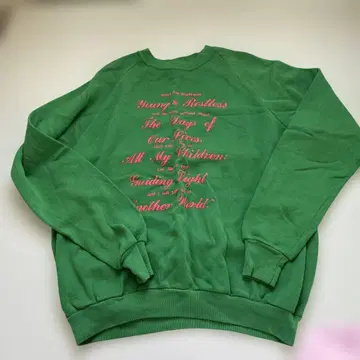 [빈티지] JERZEES 그린 XL 맨투맨