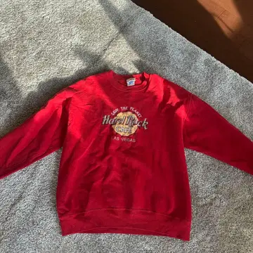 하드 록 카페 트레이닝복 L 사이즈 레드