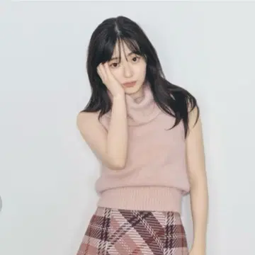 폭스 알파카 슬리브리스 터틀 풀오버 snidel