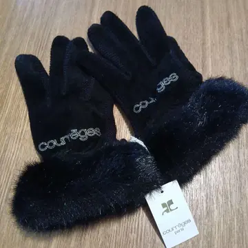 쿠레쥬 검은색 장갑 퍼 포함 21cm