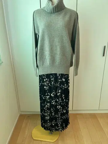 [ Adam et Rope ] 꽃무늬 롱 스커트