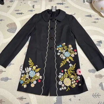 신시아 로울리 자수 롱 코트 사이즈 2