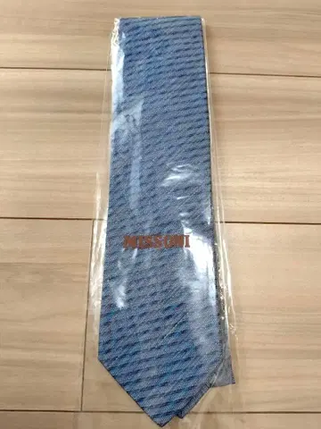 MISSONI 블루 계열 스트라이프 넥타이