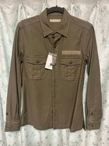 NU 밀리터리풍 긴팔 셔츠 M