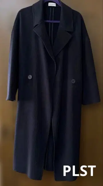 PLST 체스터 코트 네이비