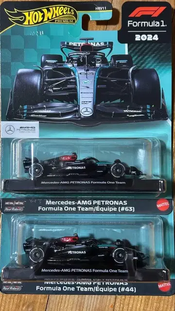 HotWheels Formula1 2024 PETRONAS #44 #63