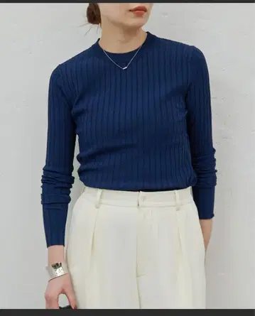 새상품 GALLARDAGALANTE 와이드 리브 니트