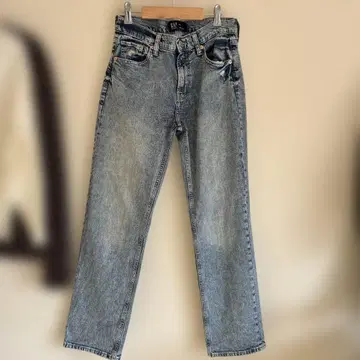 GAP 스트레이트 데님 0/25R 스탠다드 레귤러 루즈핏 새상품급