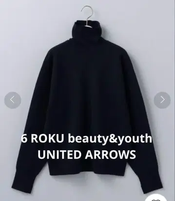 [ 6 ROKU b&y UNITED ARROWS ] 터틀넥 니트