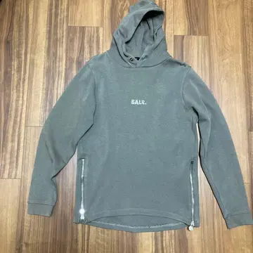 BALR. 그레이 XS 후드티 후드 부착