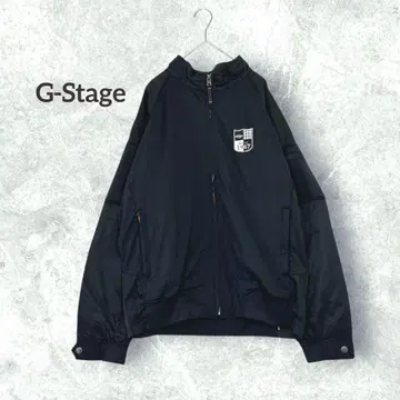 지 스테이지 점퍼 나일론 자켓 아우터 남성용 로고 와펜