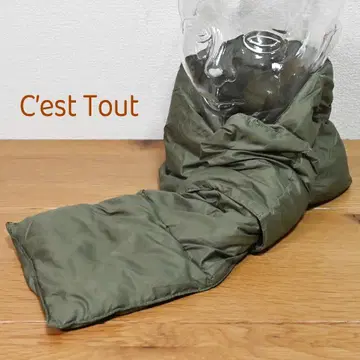 C'est Tout 다운 인슐레이션 머플러 카키 올리브