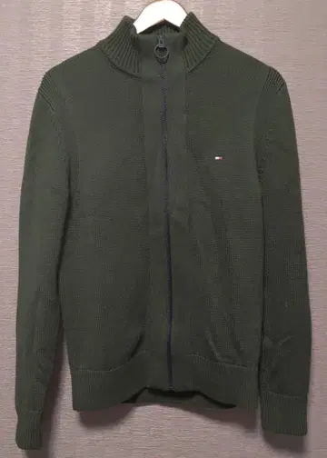 타미힐피거 지퍼 가디건 L