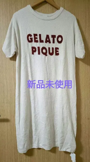 [ 미사용 새상품 ] GELATO PIQUE 로고 원피스 룸웨어